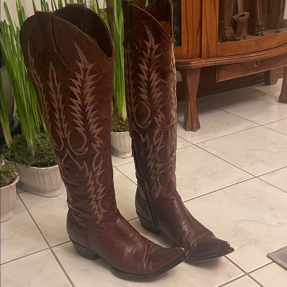 Old Gringo Brown Heeled Boots